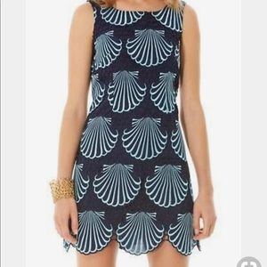 Lilly Pulitzer Delia Scalloped hem shift dress